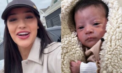 Bia Miranda comemora alta hospitalar da filha Maysha estava internada