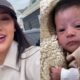 Bia Miranda comemora alta hospitalar da filha Maysha estava internada