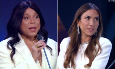 Bloguerinha ‘pisa em Patricia durante Trofeu Imprensa e expoe problema