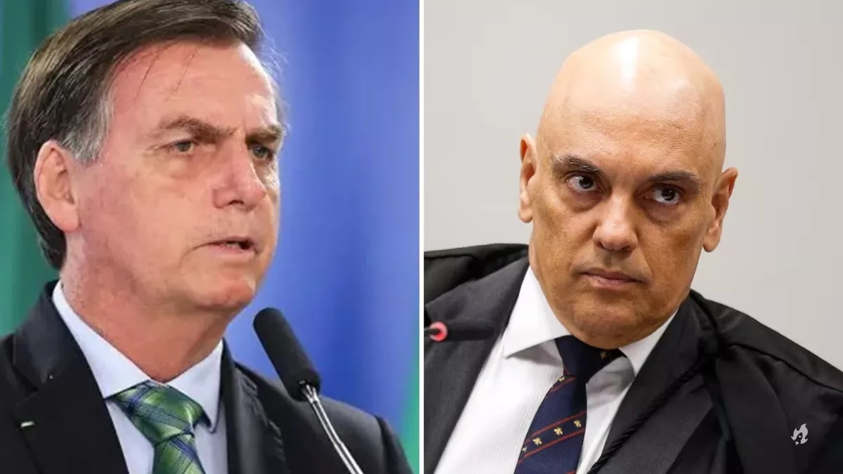 Bolsonaro rompe o silencio e desafia Alexandre de Moraes