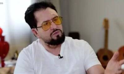 Cantor Marrone aparece irreconhecivel no Fantastico apos acidente e comenta