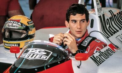 Capacete iconico de Ayrton Senna e arrematado em leilao historico