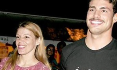Caua Reymond homenageia mae falecida e Alinne Moraes reage Saudade