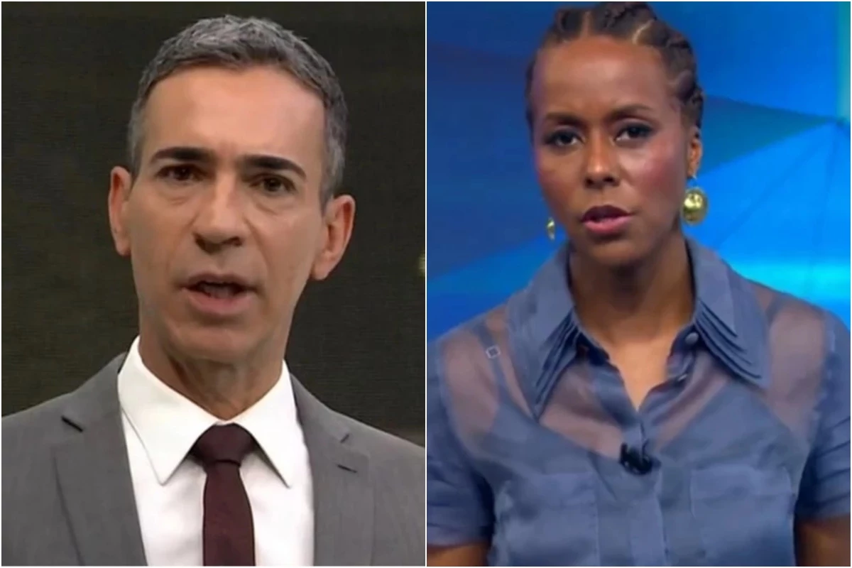 César Tralli e Maju Coutinho? Globo estaria avaliando saída de Poliana Abritta do Fantástico 31 Cesar Tralli e Maju Coutinho Globo estaria avaliando saida de