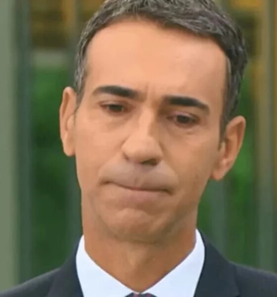 Cesar Tralli encerra Jornal Hoje em silencio e de luto