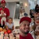 Com Virginia Fonseca ausente Ze Felipe cuida dos filhos e