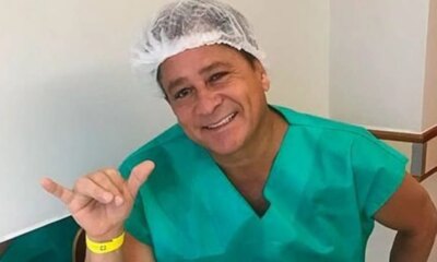 Com apoio da esposa Leonardo faz cirurgia e muda visual