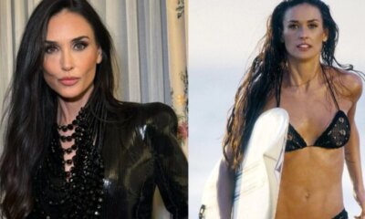 Demi Moore se descuida e deixa escapar segredo de cena