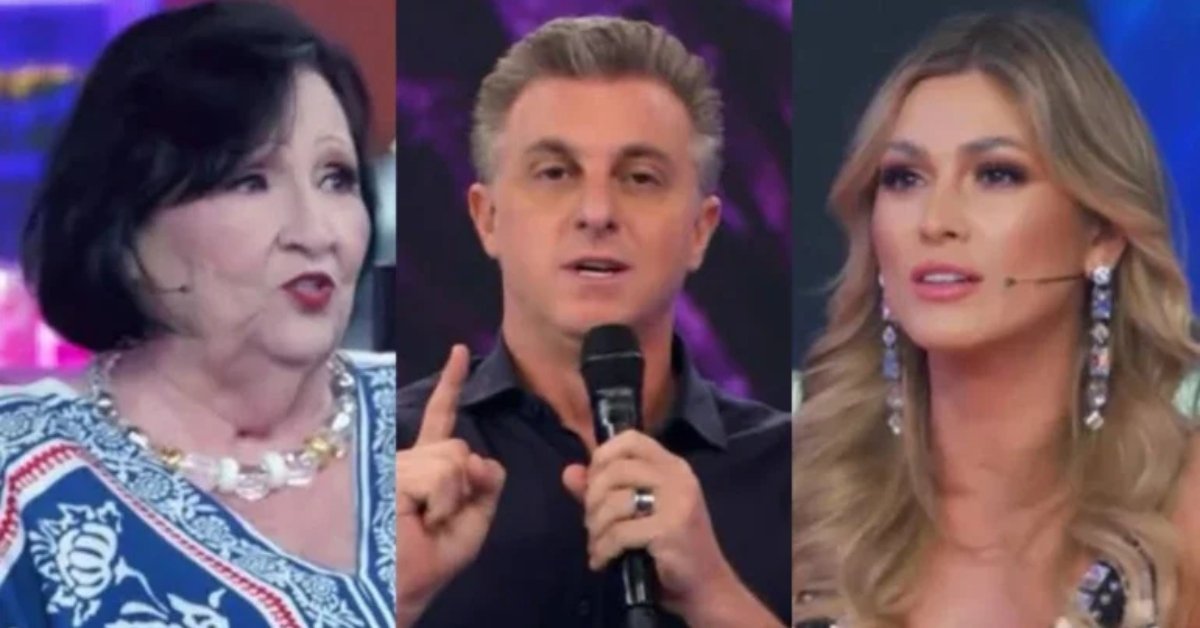Dona Déa Lúcia vai às lágrimas no palco do Domingão e entrega briga com Lívia Andrade nos bastidores: 'Eu achei estranho' 31 Dona Dea Lucia vai as lagrimas no palco do Domingao