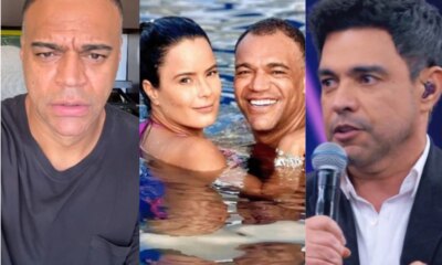 Esta foi a reacao de Zeze di Camargo ao saber