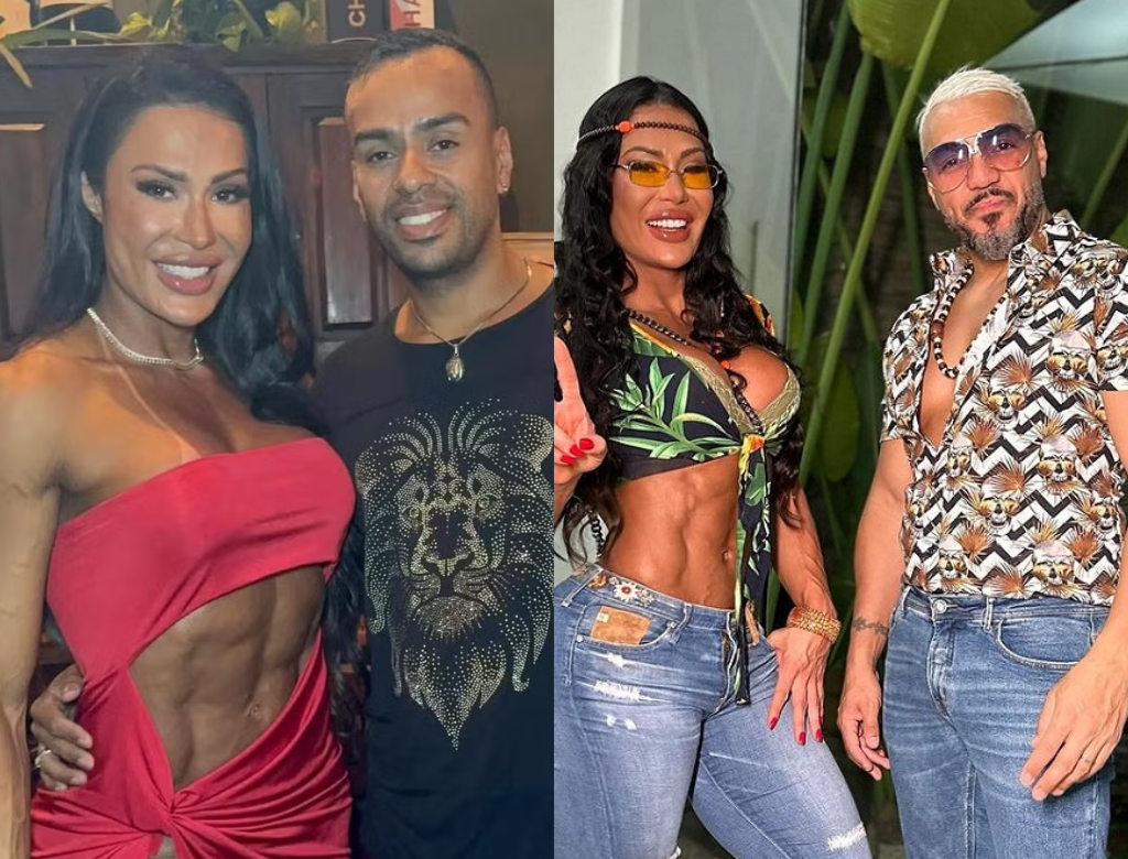 Ex-funcionário de Gracyanne revela que ela fez macumba para reatar com Belo 37 Gracyanne Barbosa, Belo E Ex Funcionário (foto Reprodução Redes Sociais)