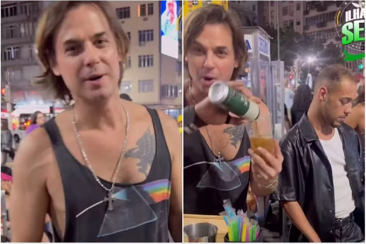 Ex-galã de Malhação vira ambulante e cria drink em show de Lady Gaga no Rio 31 Ex gala de Malhacao vira ambulante e cria drink em show