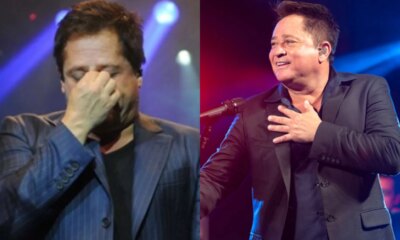 Fa invade palco no show de Leonardo e causa verdadeiro