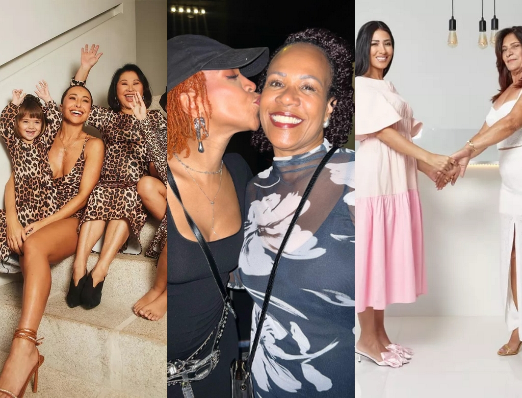 Famosos fazem homenagens no Dia das Mães; confira 37 Sabrina Sato, Karol Conka E Simaria (foto Reprodução Redes Sociais)