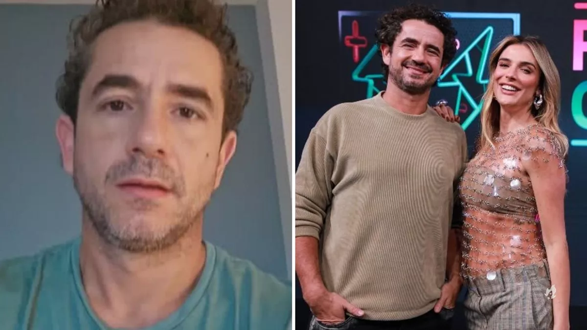 Felipe Andreoli deixou projeto para atuar com a esposa