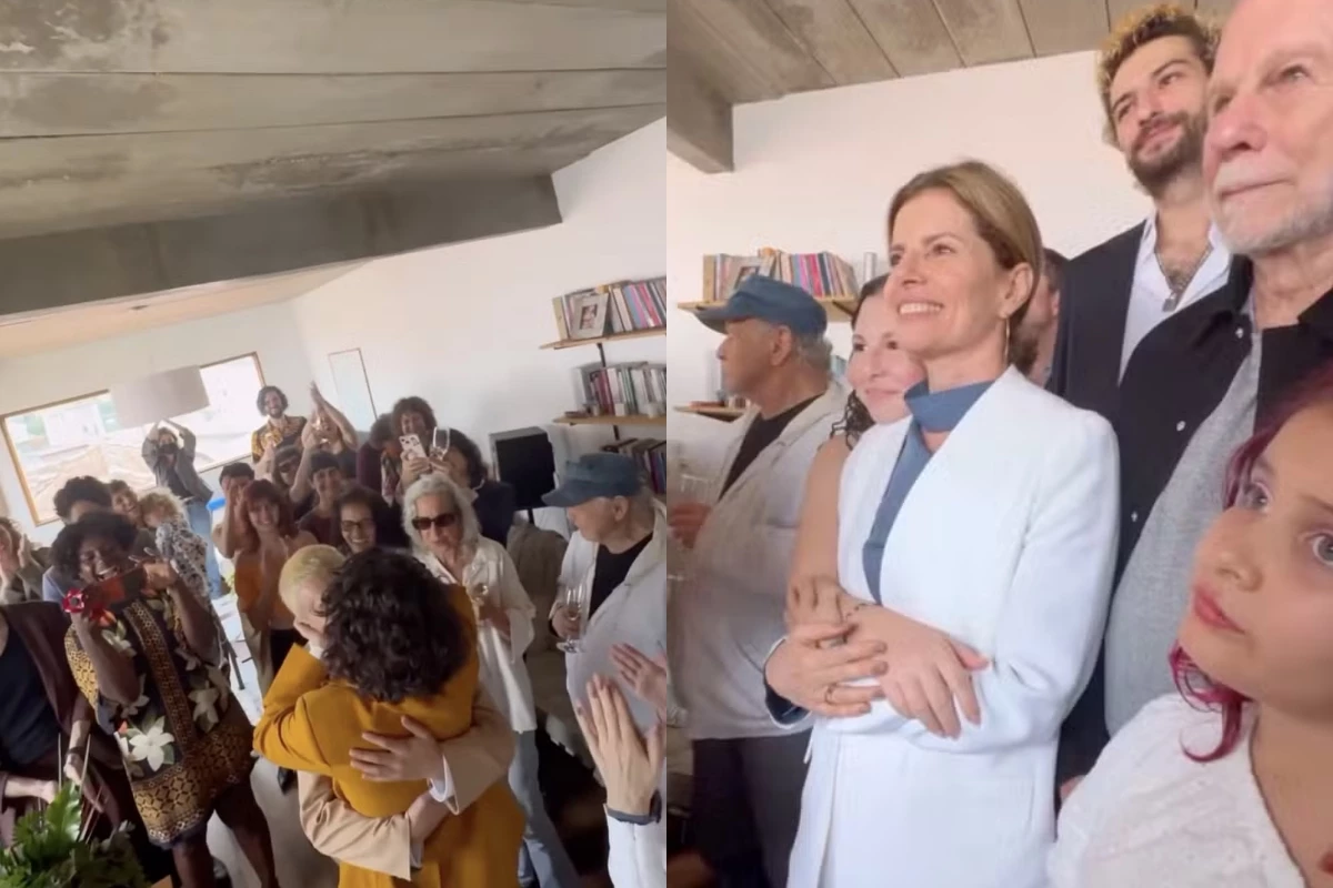 Filha da atriz Debora Bloch, a Odete Roitman de Vale Tudo, acaba de se casar com famosa cantora de 37 anos 33 Filha da atriz Debora Bloch a Odete Roitman de Vale