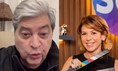 Filha de Silvio Santos manda recado para Datena apos saida