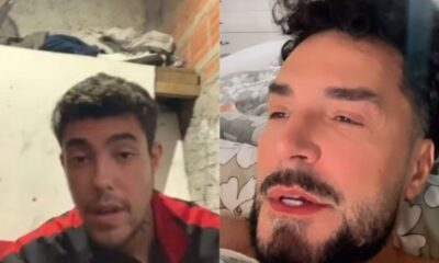 Filho de Latino afirma que mora em quartinho de oficina