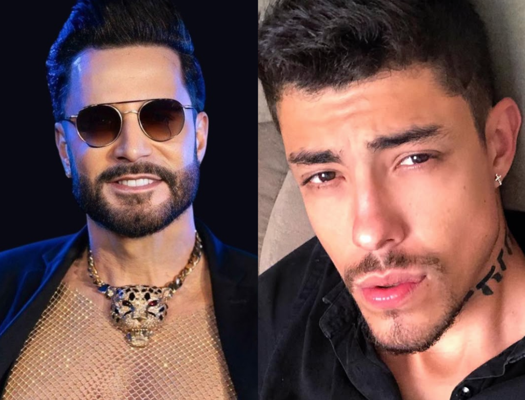 Filho de Latino rebate acusações do pai e faz graves denúncias 37 Latino E Seu Filho (foto Reprodução Redes Sociais)