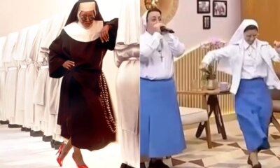 Freiras brasileiras do beatbox chamam atencao de Whoopi Goldberg e