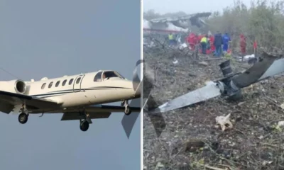Grave acidente aereo tira a vida de um dos