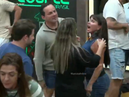 Gretchen ameaca deixar Power Couple apos casal adversario ser salvo