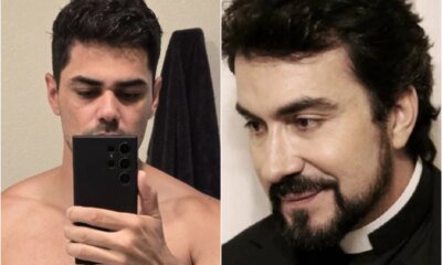 Homem que estava com Fabio de Melo em cafeteria da