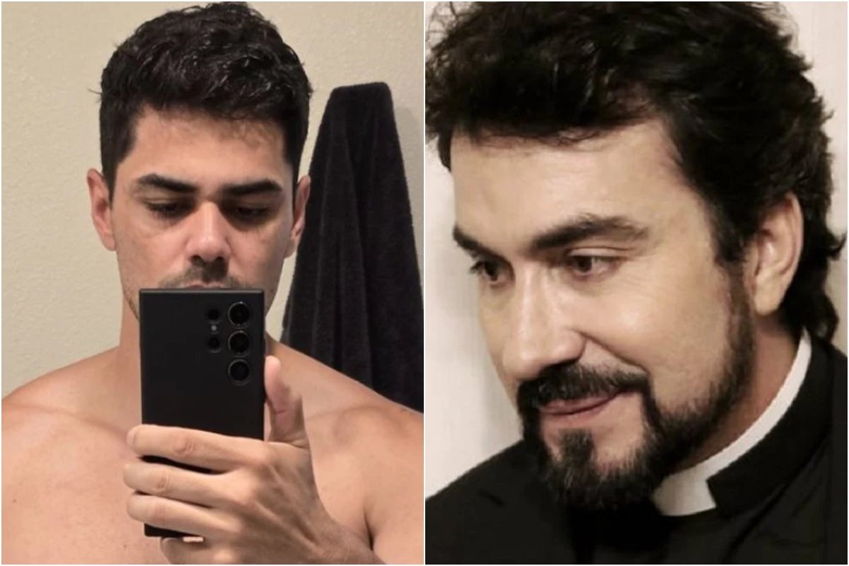 Homem que estava com Fabio de Melo em cafeteria da