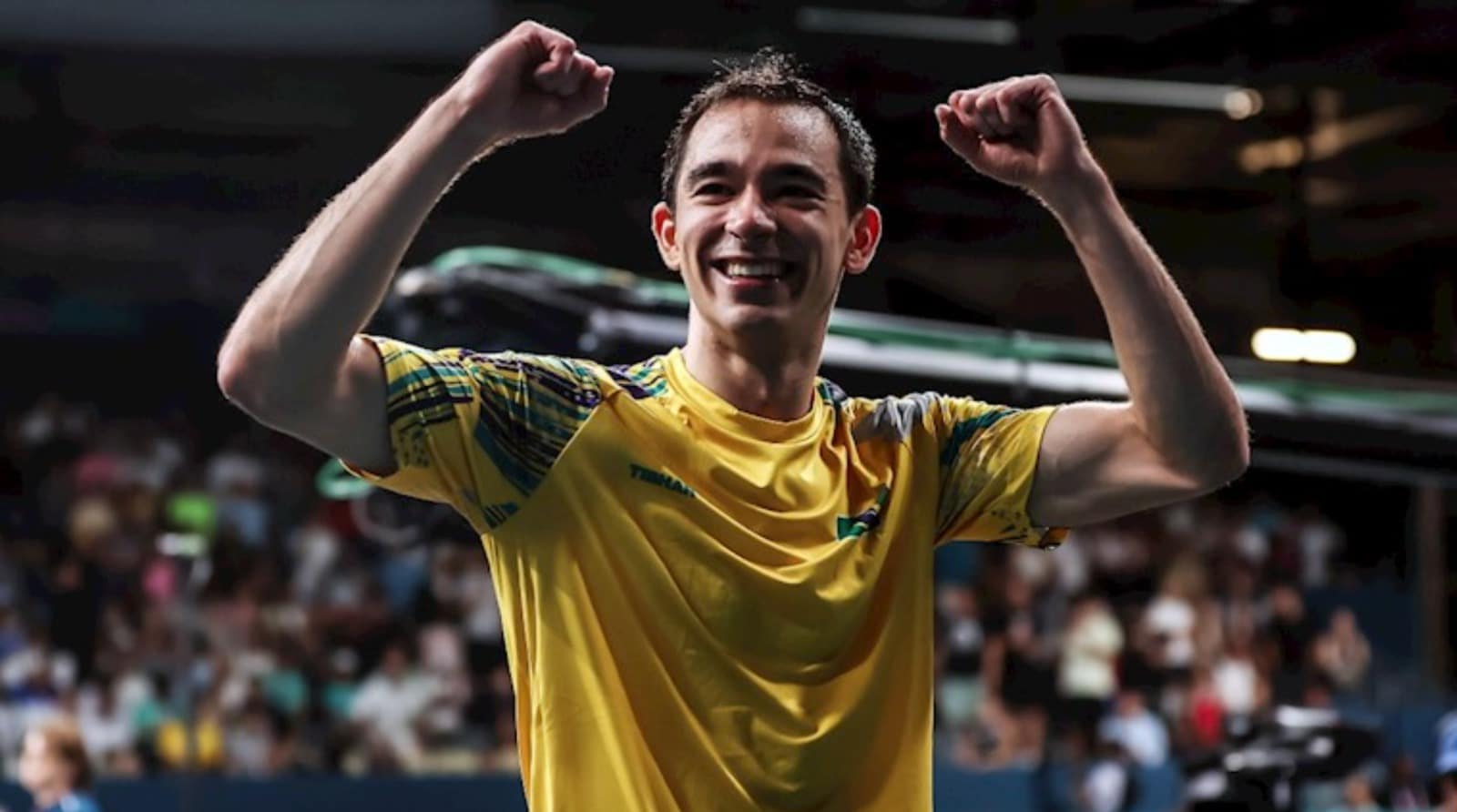 Hugo Calderano se torna primeiro brasileiro na final do Mundial de tênis de mesa 31 Hugo Calderano se torna primeiro brasileiro na final do Mundial