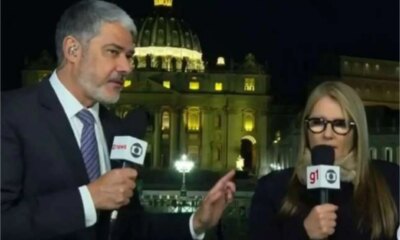 Ilze Scamparini fugiu do abraco de Bonner Jornalista postou video
