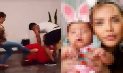 Influencer e agredida pelo ex companheiro e ex sogra diante da filha