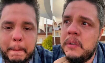 Influenciador vive desespero e chora ao nao conseguir entrevistar ator