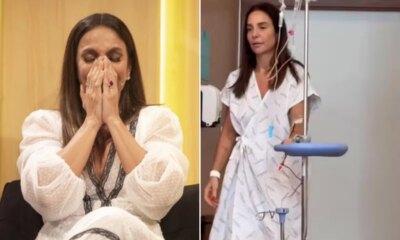 Ivete Sangalo aparece em hospital e revela preocupacao com a