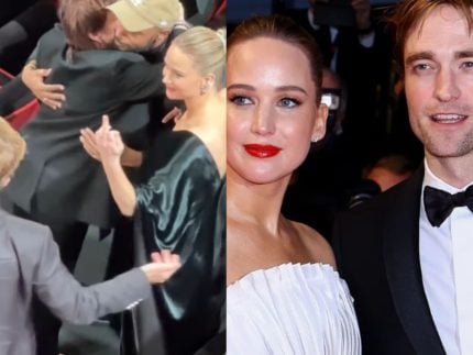 Jennifer Lawrence mostra dedo do meio para Robert Pattinson em