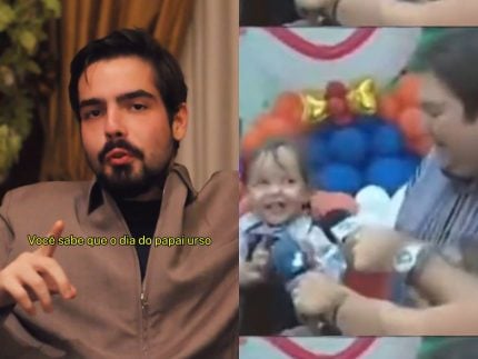 Joao Silva conta historia curiosa sobre video viral papai urso
