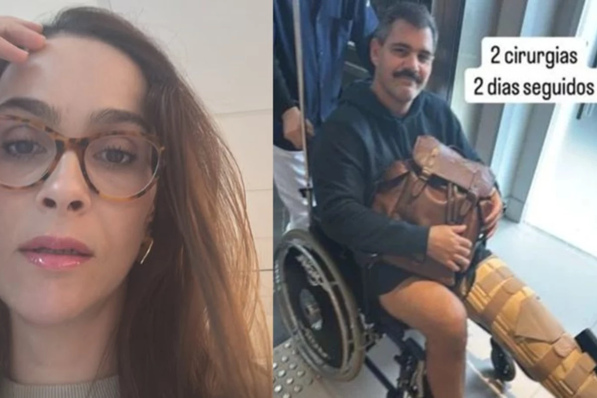 Juliano Cazarré é internado após queda e passa por duas cirurgias; Leticia relata tensão e alívio 33 Juliano Cazarre e internado apos queda e passa por duas