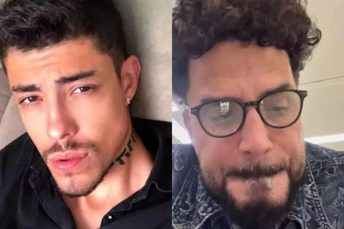 Filho de Latino coloca o pai em situação complicada ao expor vídeo comprometedor; veja a cena 31 Latino relata qual e o vicio do seu filho e