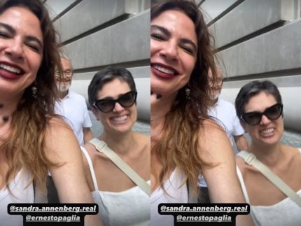 Luciana Gimenez encontra Sandra Annenberg em Nova York e diverte fãs: “Voz sexy” 31 Luciana Gimenez encontra Sandra Annenberg em Nova York e diverte