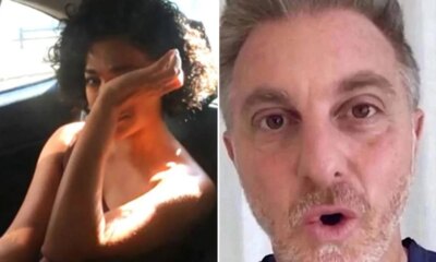 Luciano Huck manda recado a Bella Campos na web depois