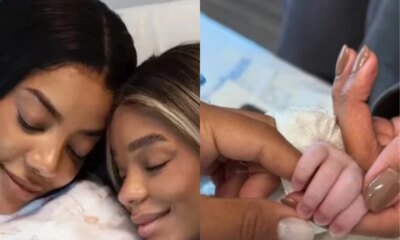 Ludmilla e Brunna divulgam primeira foto de Zuri e detalhe