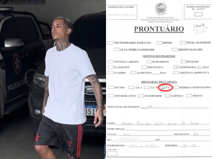 MC Poze admite vinculo com o Comando Vermelho e e