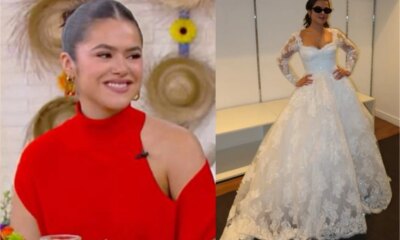 Maisa Silva vai casar Atriz postou foto vestida de noiva