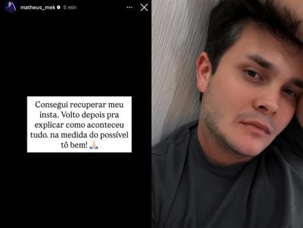 Matheus, da dupla com Kauan, recupera seu perfil no Instagram após assalto: “Tô bem” 31 Matheus da dupla com Kauan recupera seu perfil no Instagram