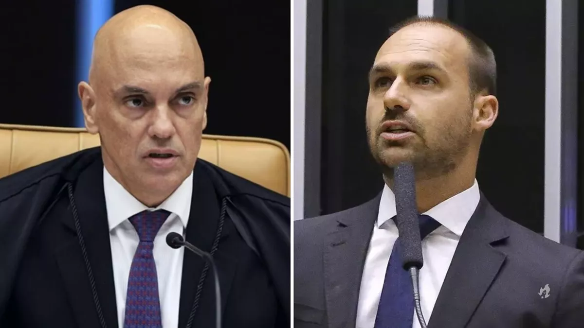 Moraes retira sigilo de pedido de inquerito contra Eduardo