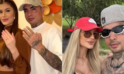 Mc Guimê E Fernanda Stroschein (foto Reprodução Redes Sociais)