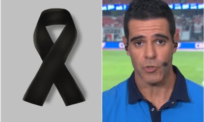 Narrador da Globo interrompe transmissao de futebol com noticia triste