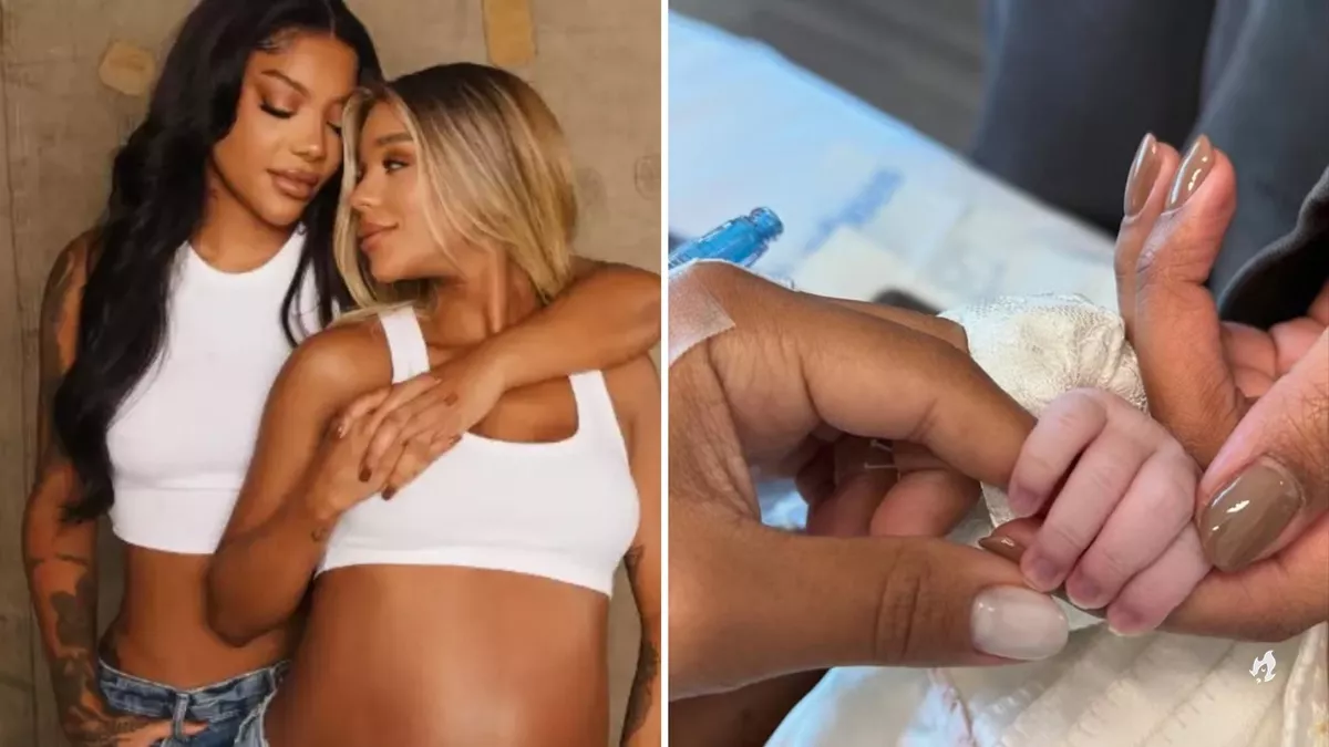 Nasce Zuri filha de Ludmilla e Brunna Goncalves