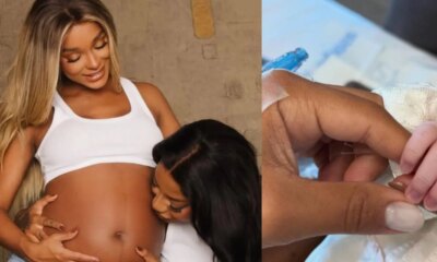 Nasce primeira filha de Ludmilla e Brunna Goncalves e foto