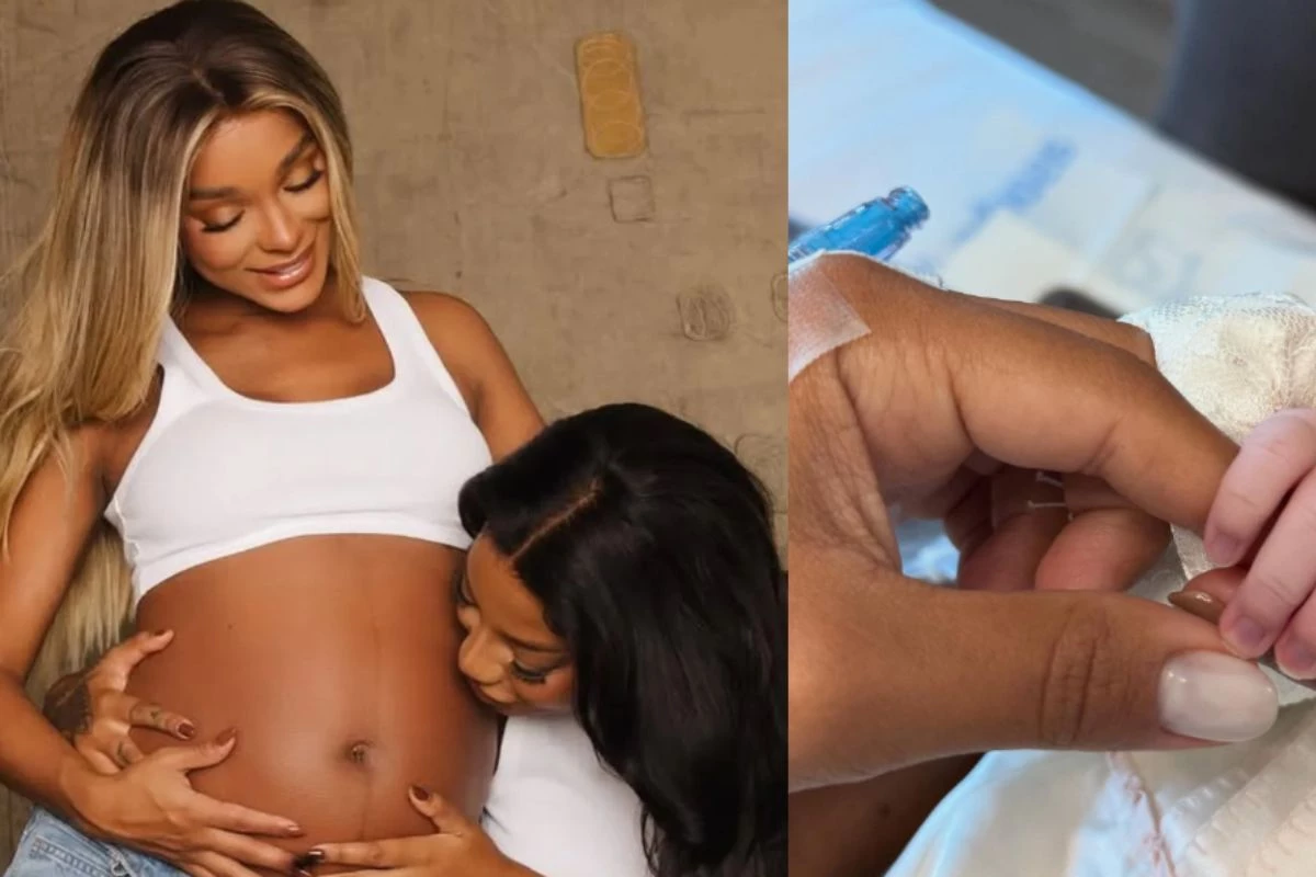 Nasce primeira filha de Ludmilla e Brunna Gonçalves e foto é divulgada 33 Nasce primeira filha de Ludmilla e Brunna Goncalves e foto