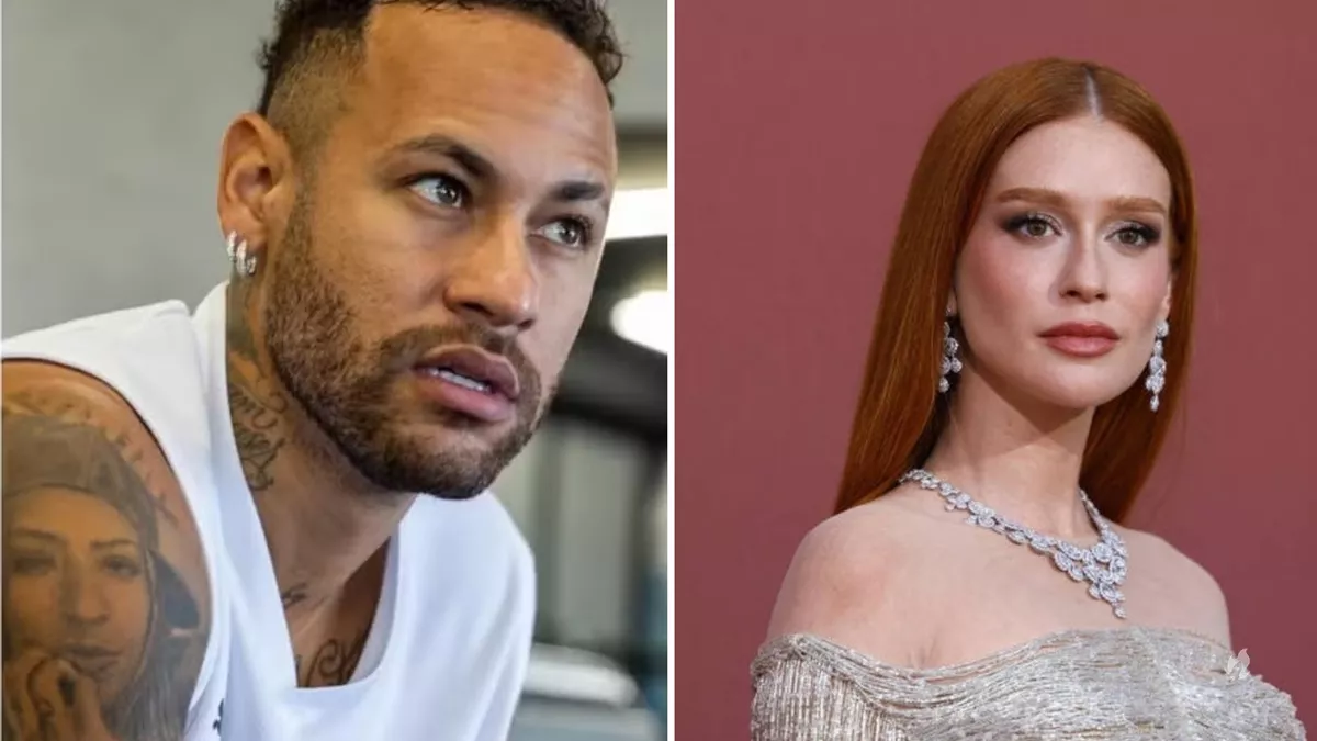 Neymar comenta em foto sensual de Marina Ruy Barbosa